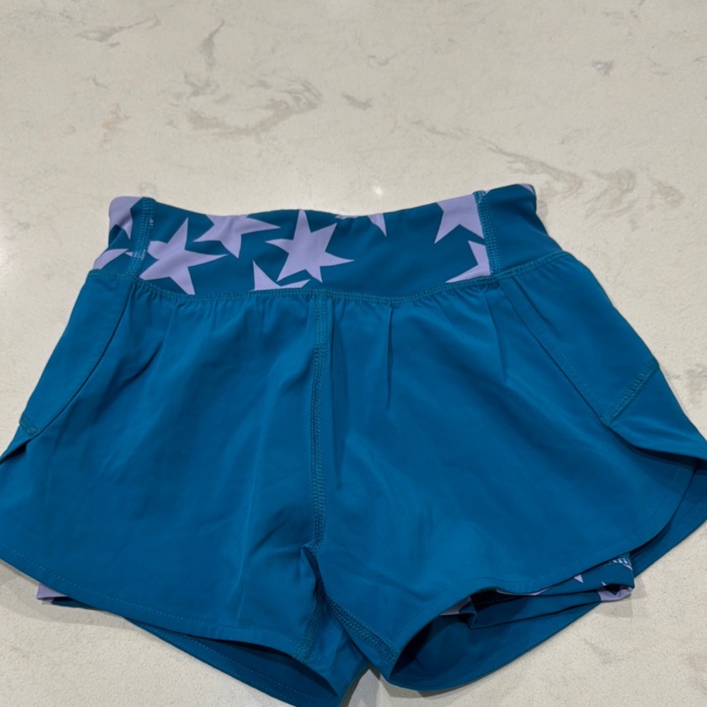 Blue Star Pattern girls Shorts